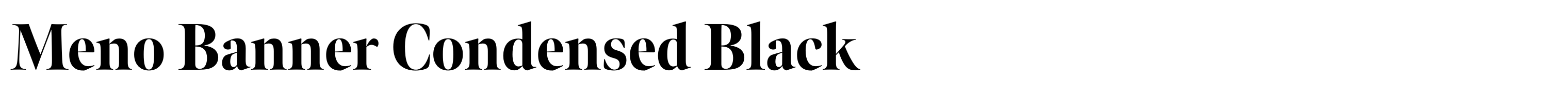 Meno Banner Condensed Black